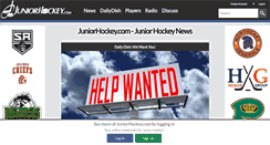 Desktop Screenshot of juniorhockey.com